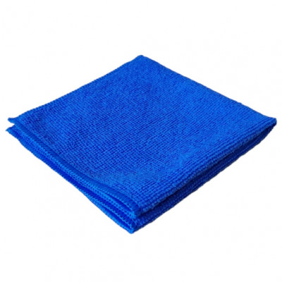 Салфетка МИКРОФИБРА д/СТОЛА 30*30см без уп.200г/м2 СИНЯЯ (250) (арт.220)